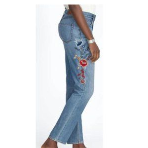 Johnny Was Jeans 100% Cotton Size-27 Blue Medium Wash